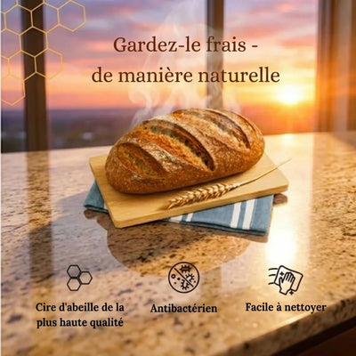 Sac en cire d'abeille - Pain frais et savoureux après 7 jours