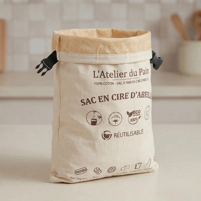 Sac en cire d'abeille - Pain frais et savoureux après 7 jours
